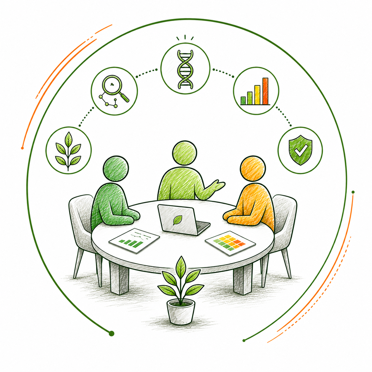 Consulting services illustration